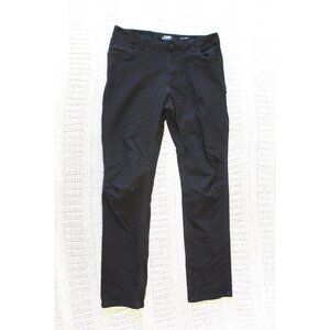 Off The Grid Trailblazer Taper Fit Men's Black Pants size 36X36 cotton Canvas